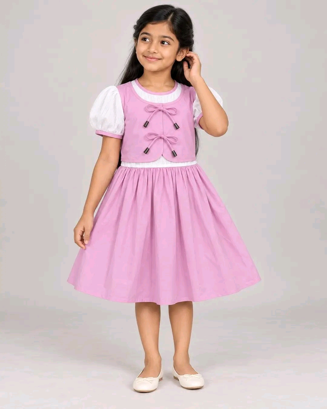 Girls’ Fancy Cotton Frock_img_0