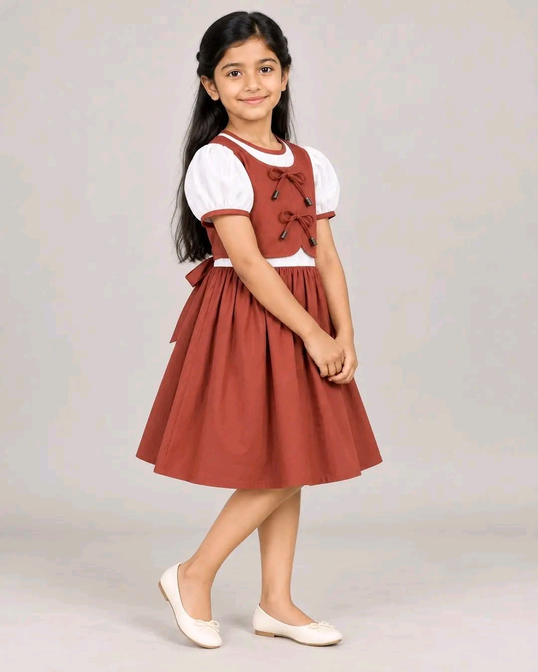 Girls’ Fancy Cotton Frock_img_0