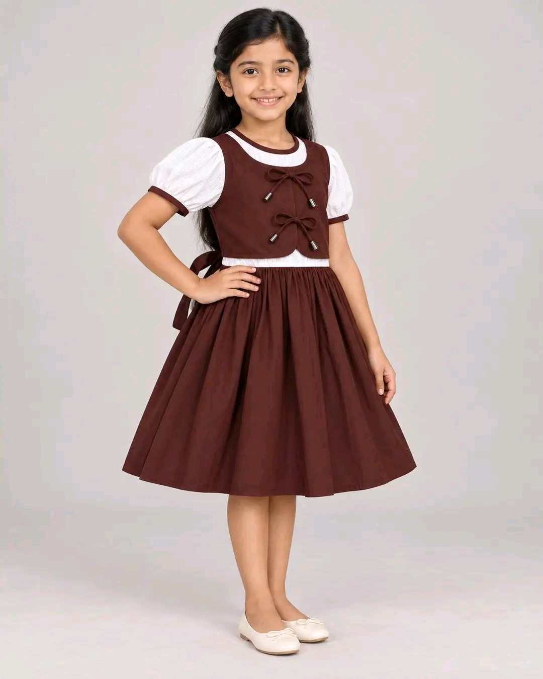 Girls’ Fancy Cotton Frock