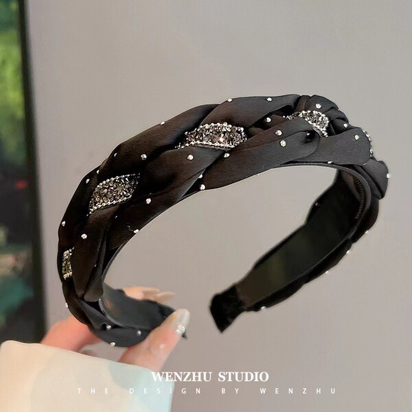 Rhinestone Braided Headband_img_2