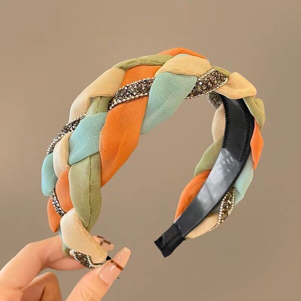 Braided Pearl Headband