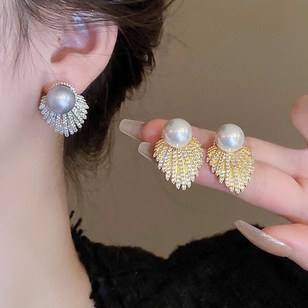 Chiffon Flower Earrings_img_0
