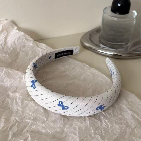 Bow Pattern Padded Headband_img_1