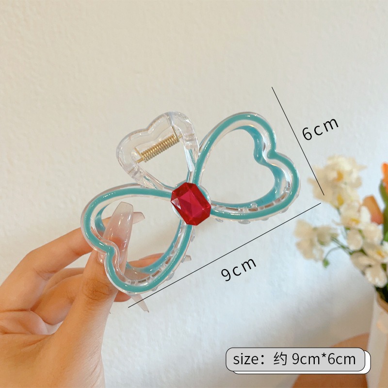 Rhinestone Bow Clip Princess Hair Clip_img_2