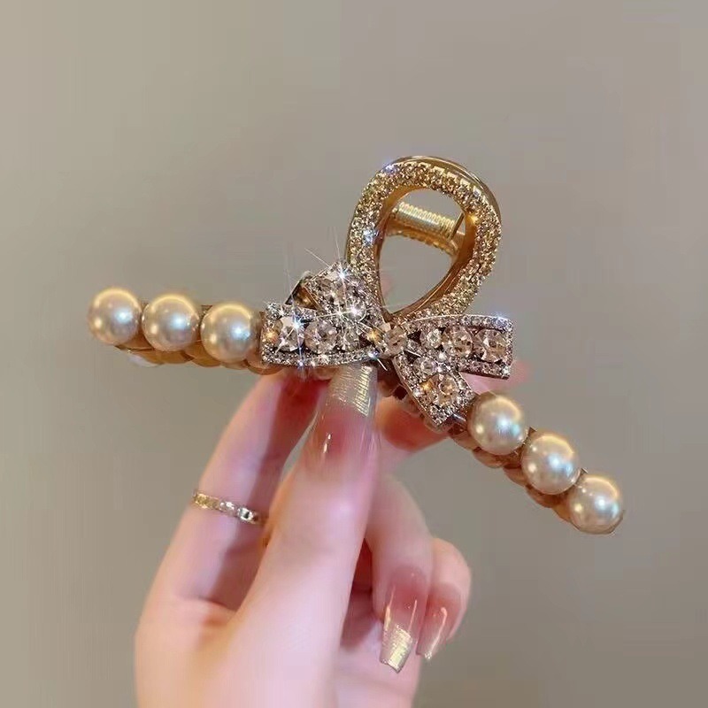 Crystal Bow Hair Clip