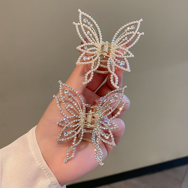 Butterfly Grab Clip Hair Accessories Back of Head_img_1
