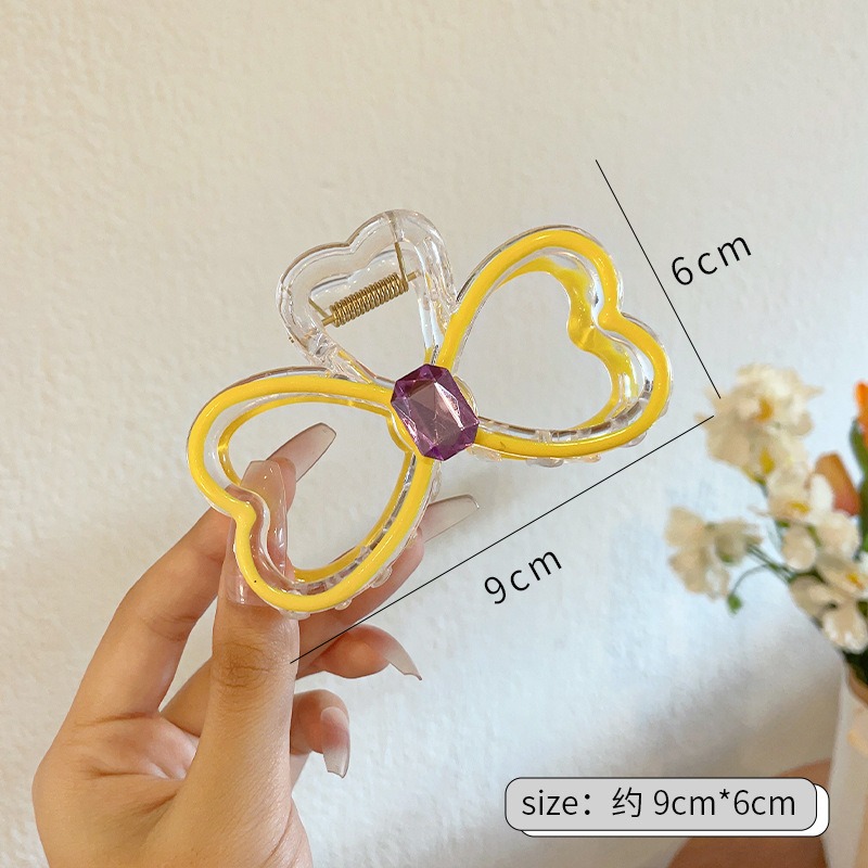Rhinestone Bow Clip Princess Hair Clip_img_1