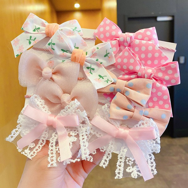 Cute Bow Hair Band Set