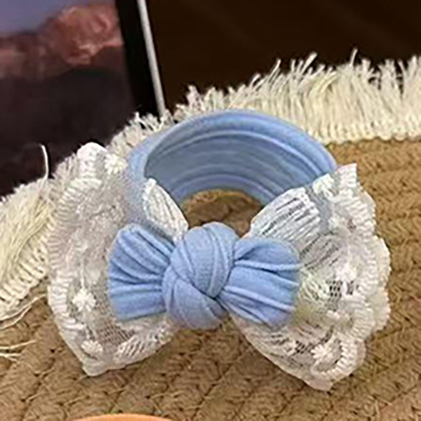 Lace Bow Elastic Hair Scrunchie 3 pcs