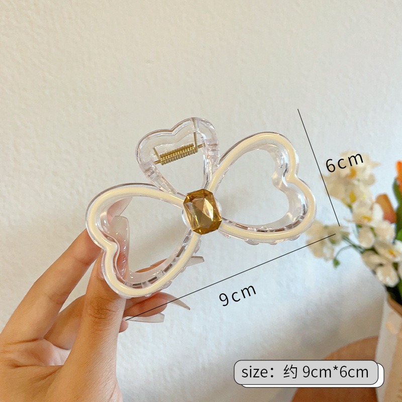Rhinestone Bow Clip Princess Hair Clip_img_3