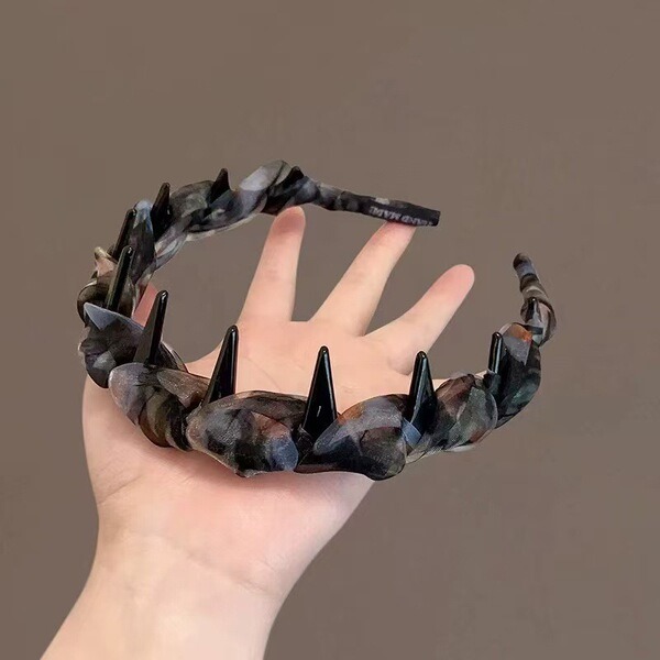 Tortoiseshell Spiked Tooth Headband_img_1