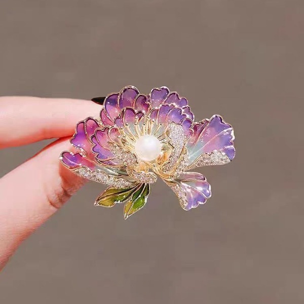 Peony Flower Brooch_img_3