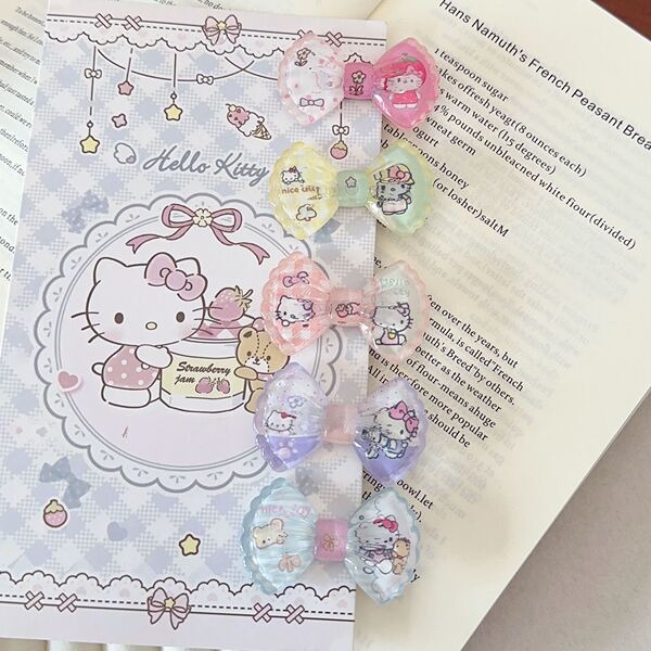 Hello Kitty বো ক্লিপস সেট_img_3