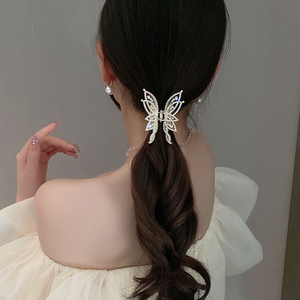 Butterfly Grab Clip Hair Accessories Back of Head_img_2