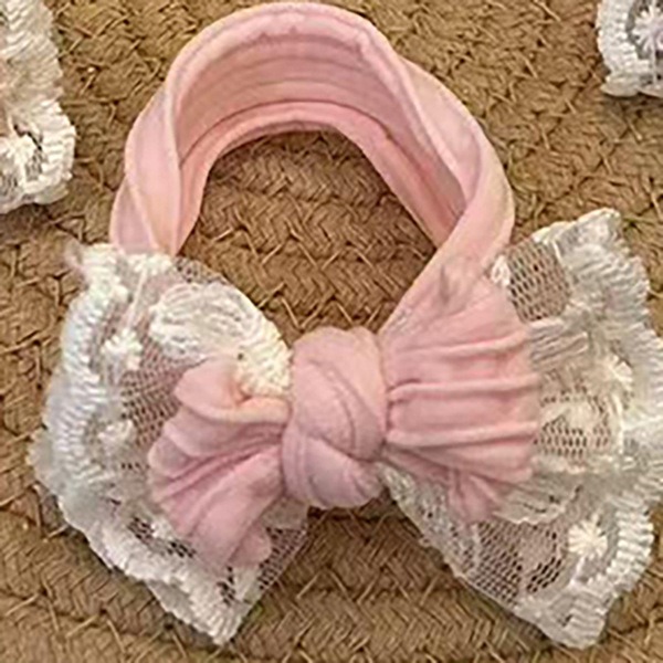 Lace Bow Elastic Hair Scrunchie 3 pcs_img_1