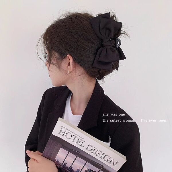 Korean Style Big Bow Hair Clip._img_2