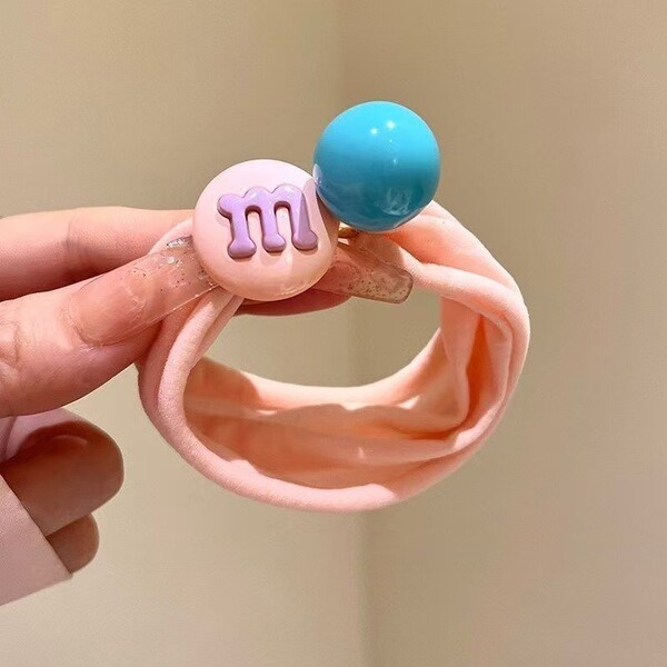 5 pcs Candy Elastic Hair Ban_img_2