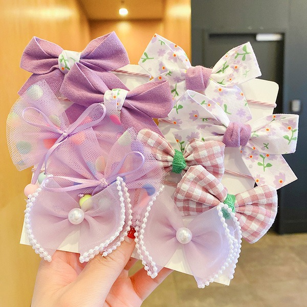 Cute Bow Hair Band Set_img_1
