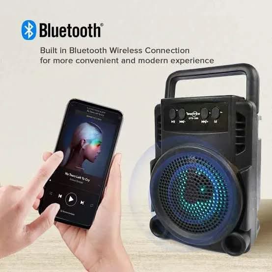 Rechargeable Wireless Portable Speaker Mini Style 3 Inch Tws, Fm, Usb Audio Player - Bluetooth Speaker GTS-1360_img_3