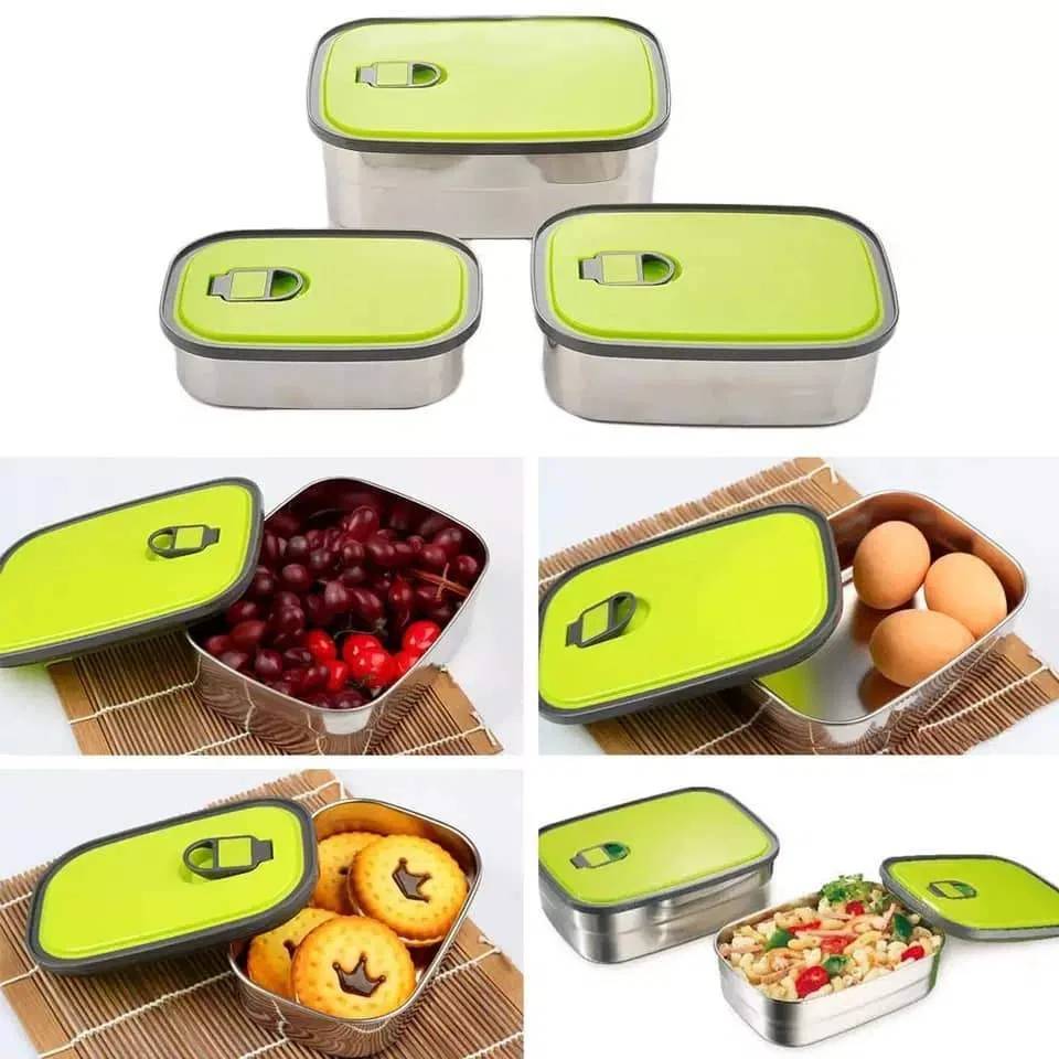 1.1L Rectangle Stainless Steel Food Container/Lunch Box 1 pcs_img_6
