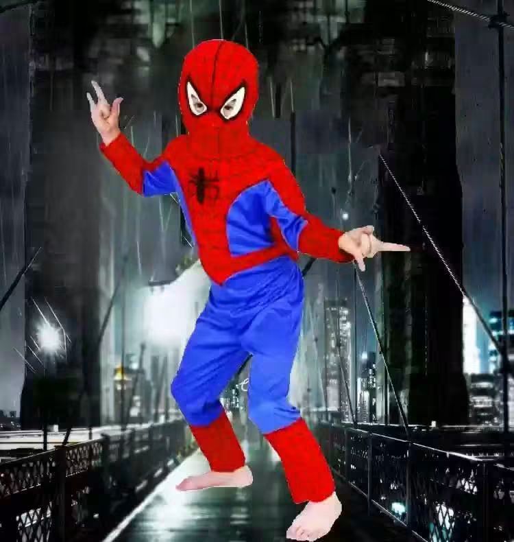 Spiderman Costume for Kids | Spider Man Dress Suit for Boys 2-10 Years_img_4
