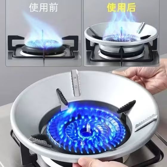 Energy Saving Gas Stove Cover, Energy Saving Gas Stove Cover Windproof Disk Windshield Bracket_img_2