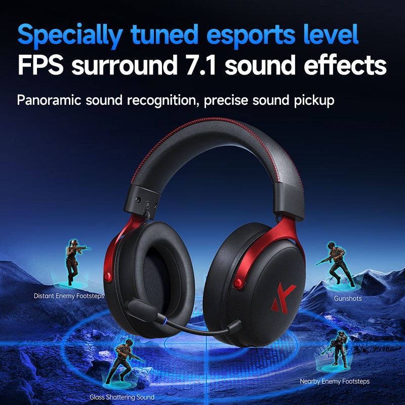 MCHOSE V9 Pro Wireless Gaming Headset thumbnail 1