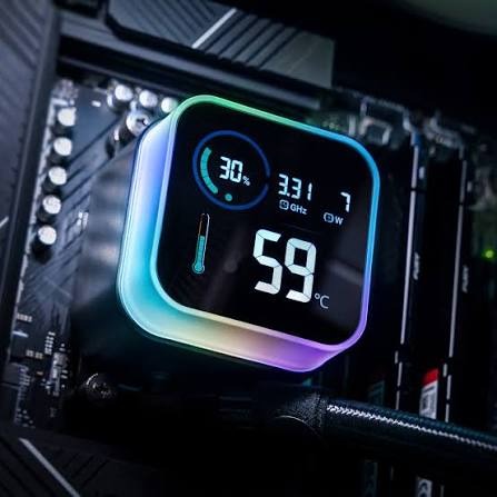 DeepCool LQ360 ULTRA 360mm ARGB Liquid CPU Cooler With Display thumbnail 2