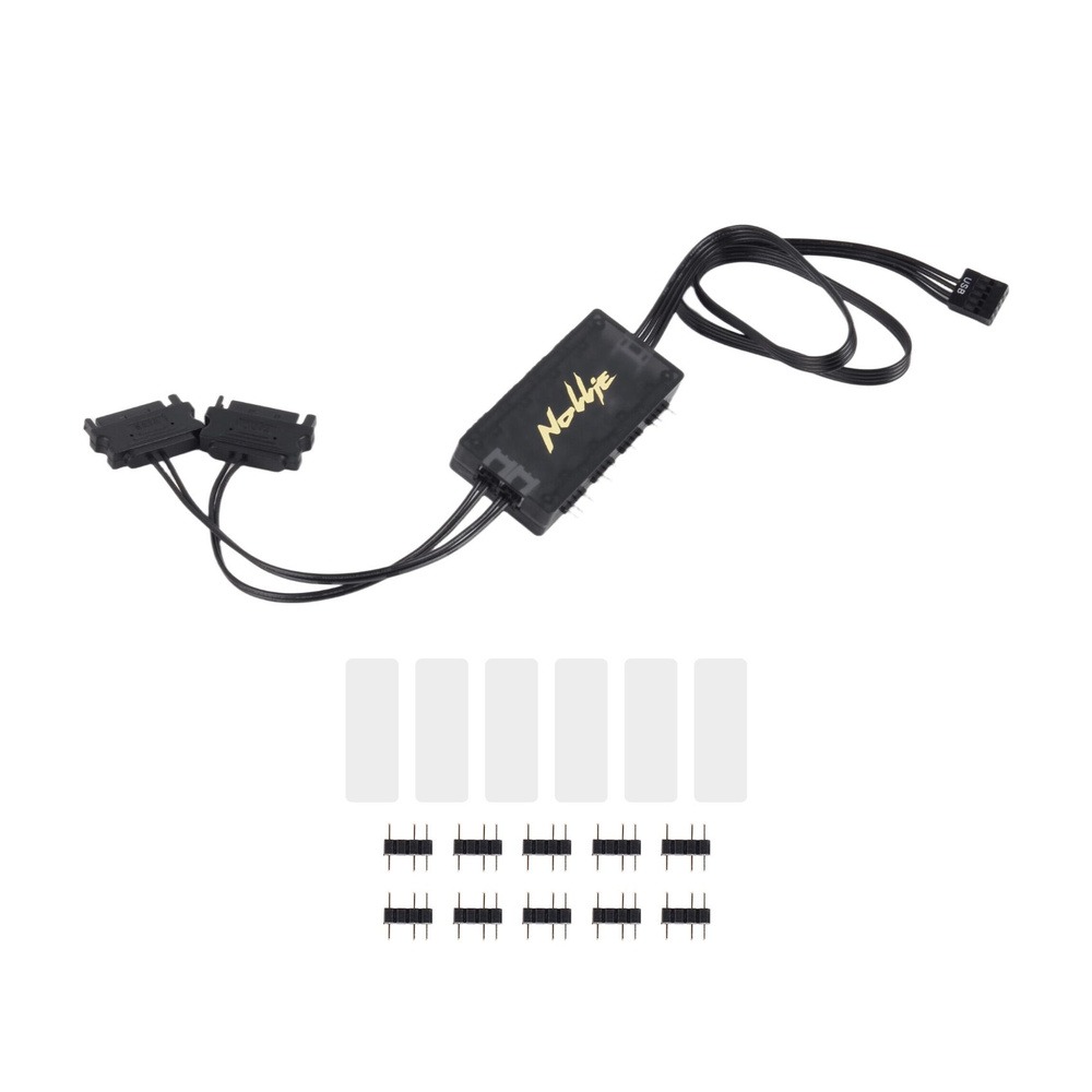 Nollie ARGB Controller Hub – 5V 3-Pin RGB Lighting Controller for PC thumbnail 4