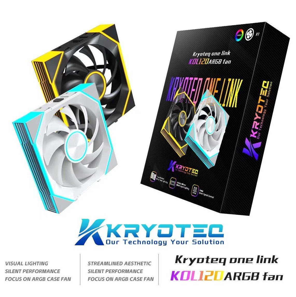 Kryoteq One Link KOL120 Block Fan
