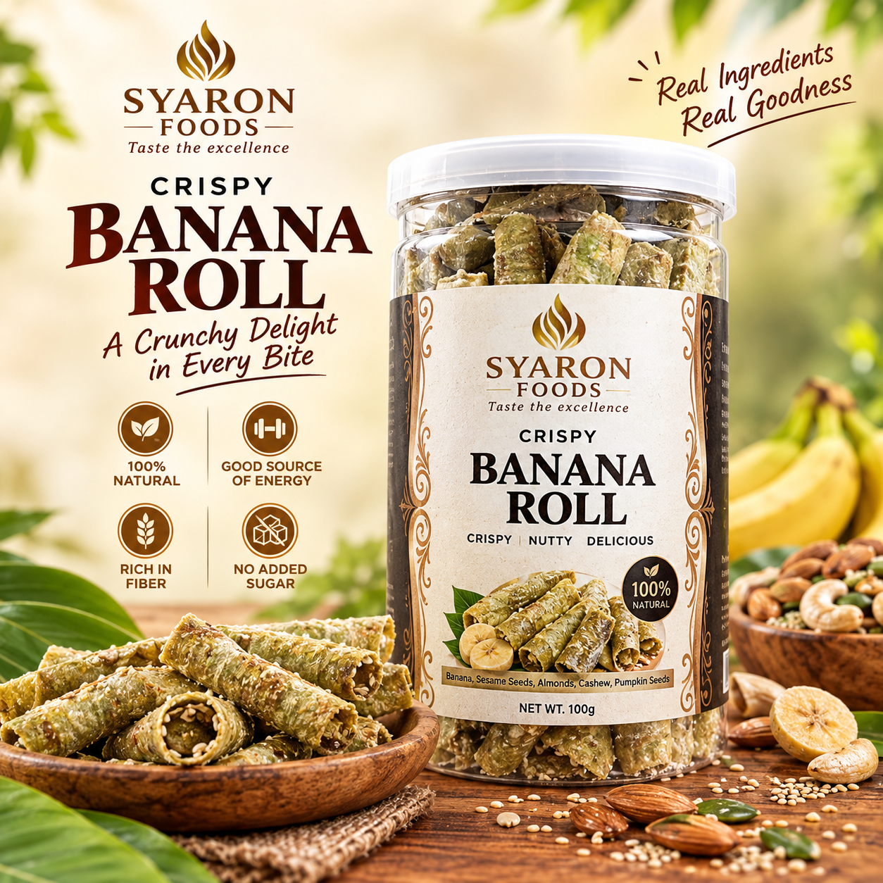Banana Nuts & Dried Pineapple
