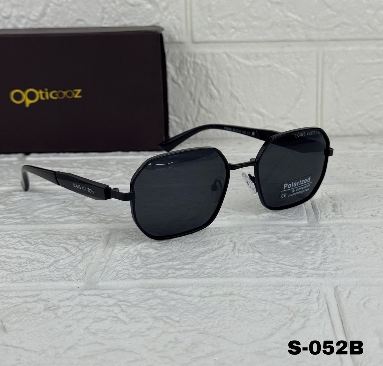S-052A Premium Polarized Geometric Sunglass_img_1