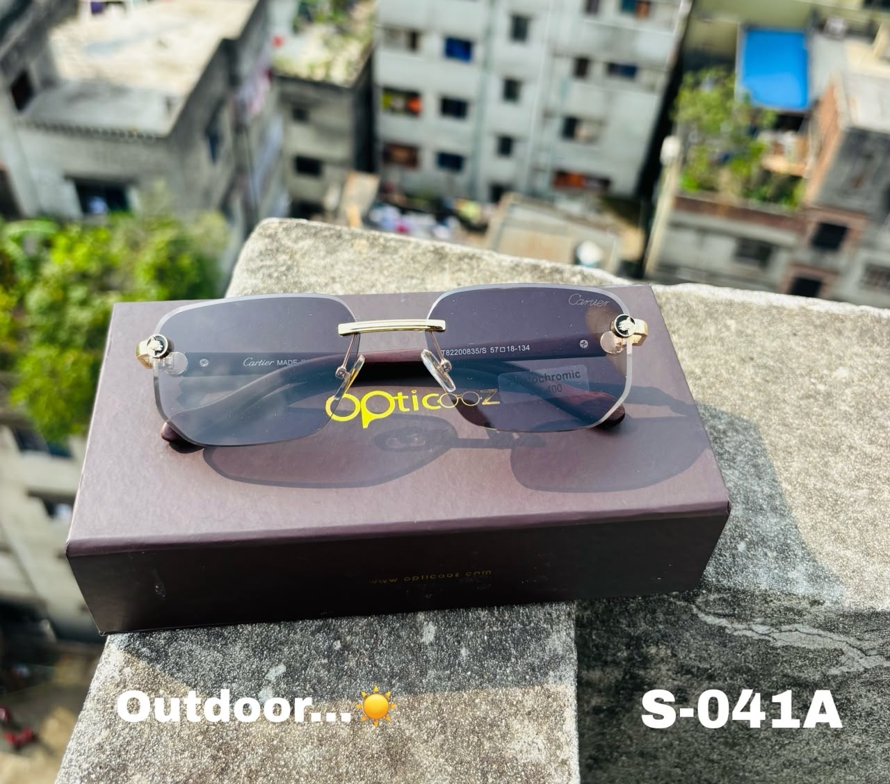 S-041 Premium Brand Bluecut Photochromic Lens_img_1
