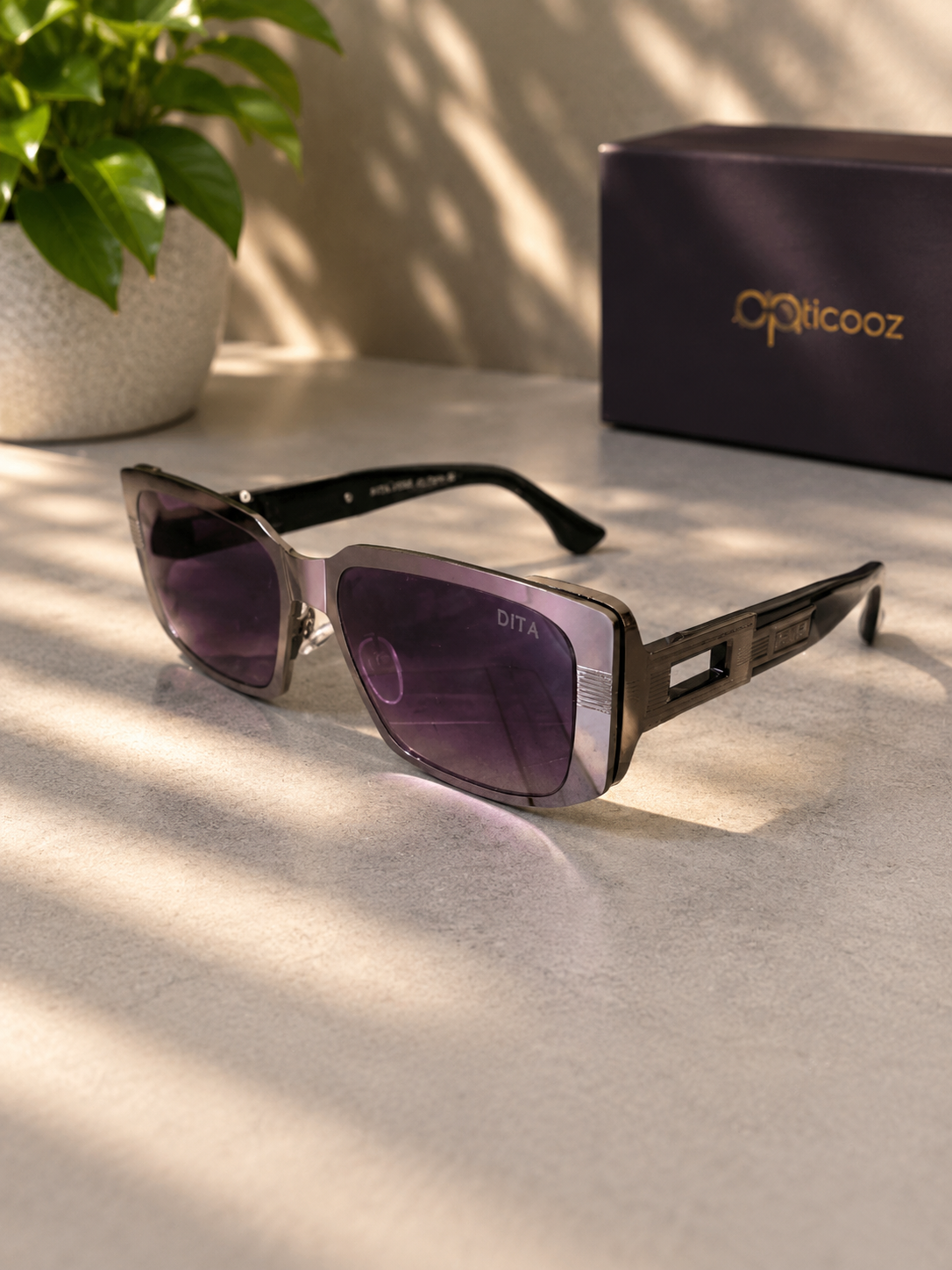 DT435 Square Frame Sunglasses_img_3