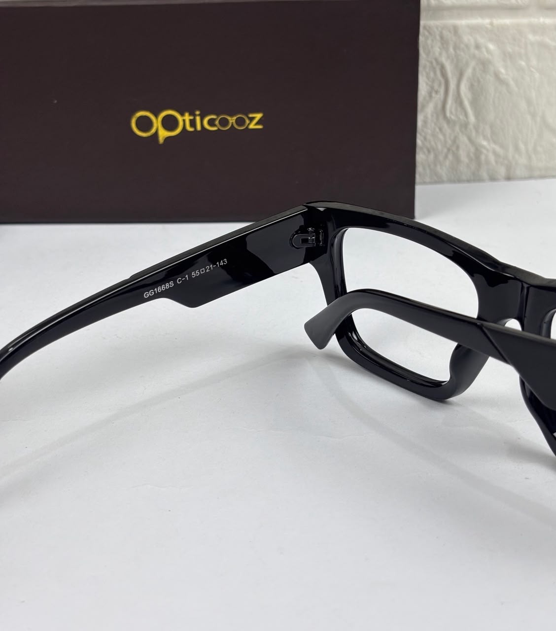 F-040 Modern Square Blue Cut Eyeglass_img_5