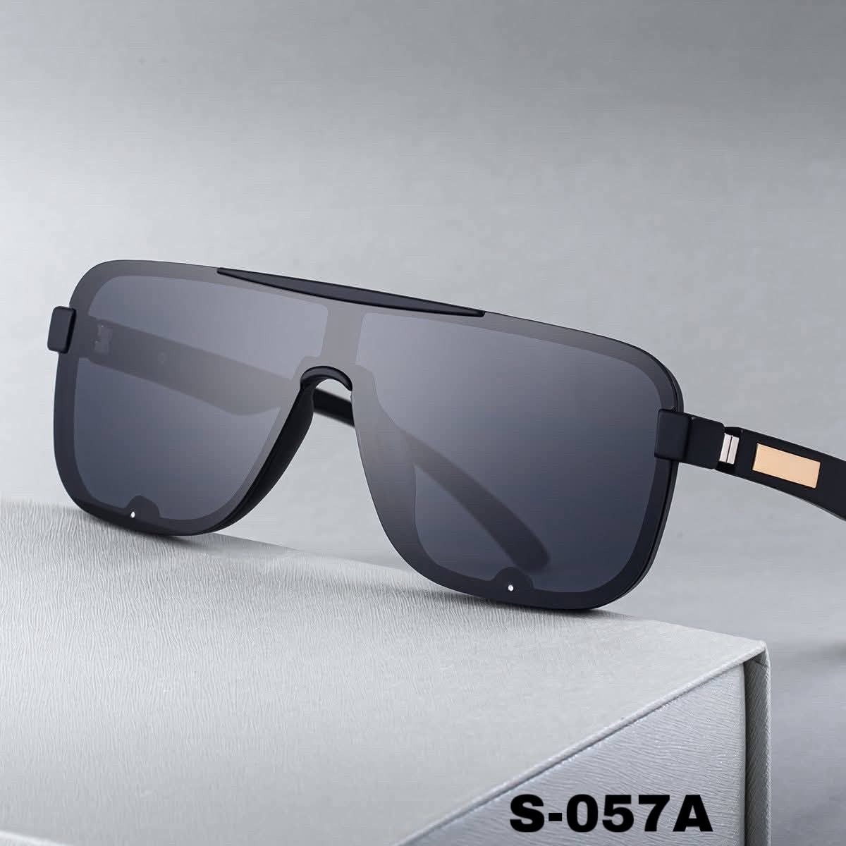 S-057A Premium Black Square Sunglass