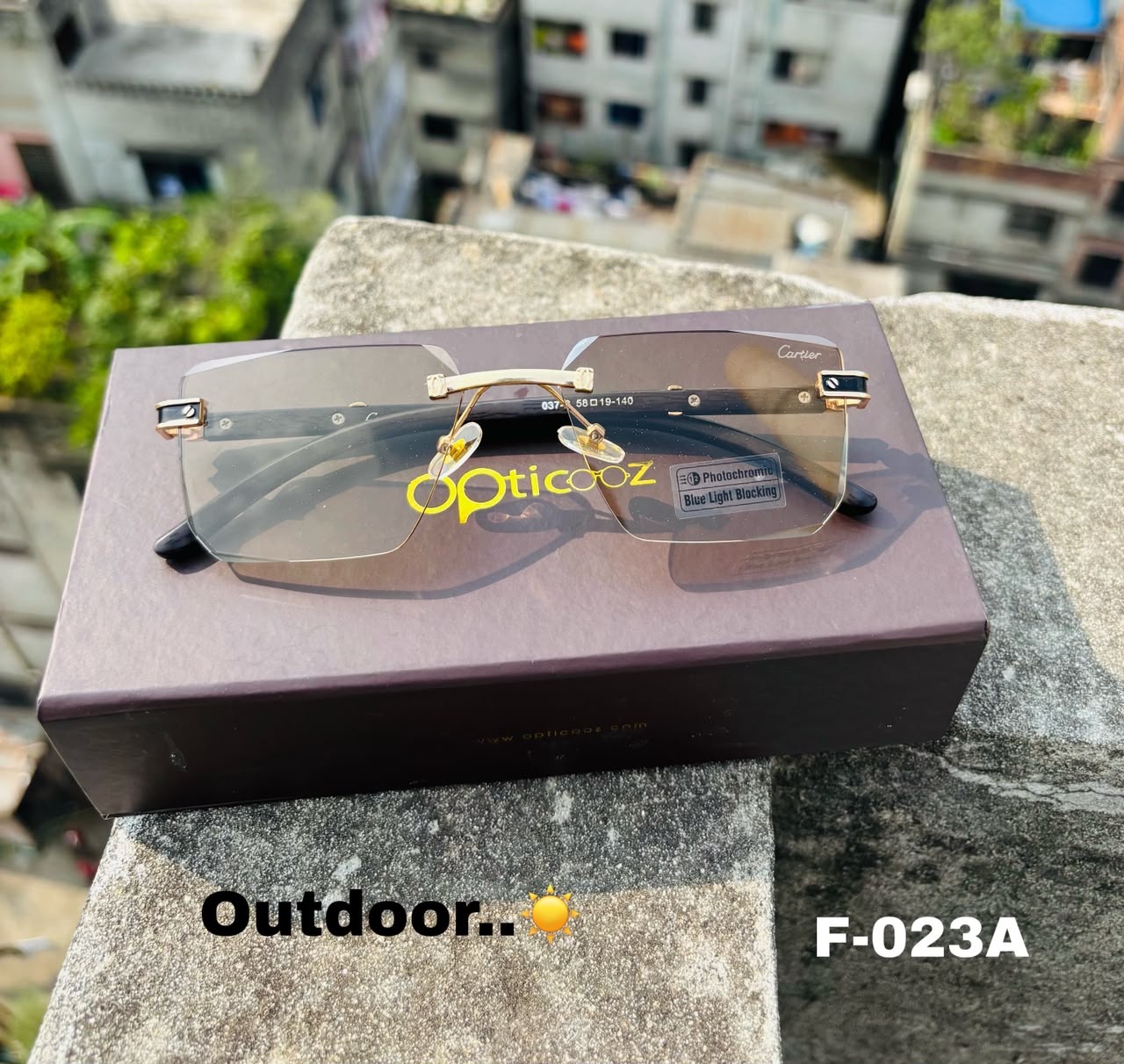 F-023 Premium Brand Bluecut Photochromic Lens_img_1