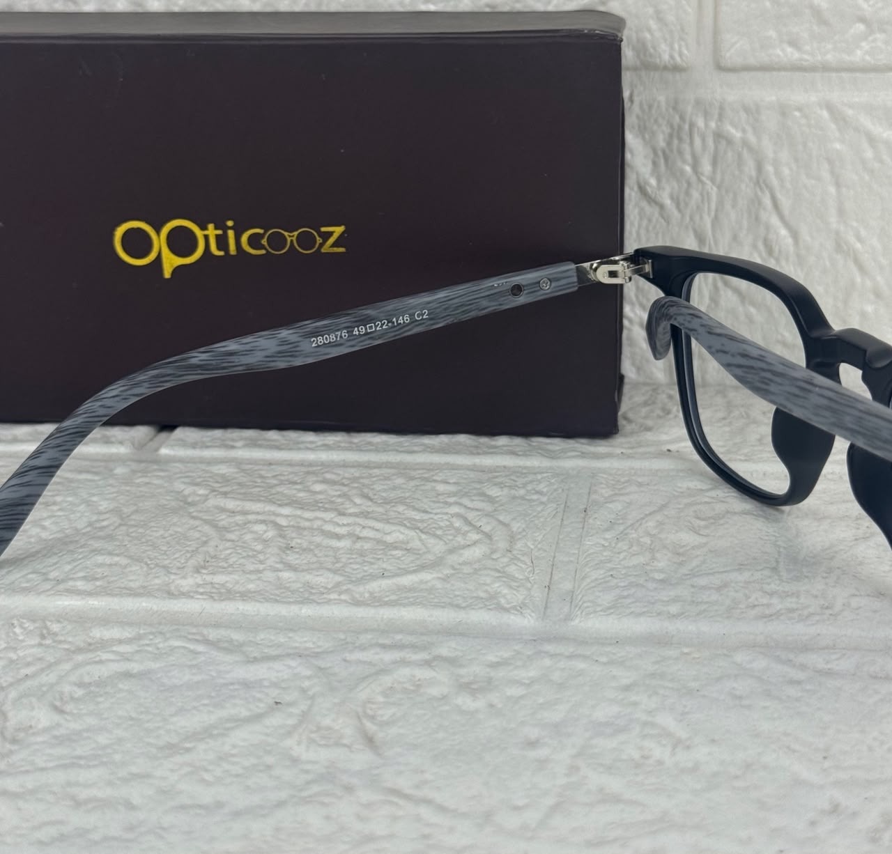 F-042A Modern Square Blue Cut Eyeglass_img_6
