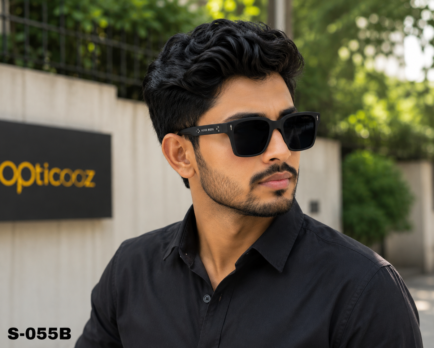 S-055B Premium Rectangle Sunglass_img_3