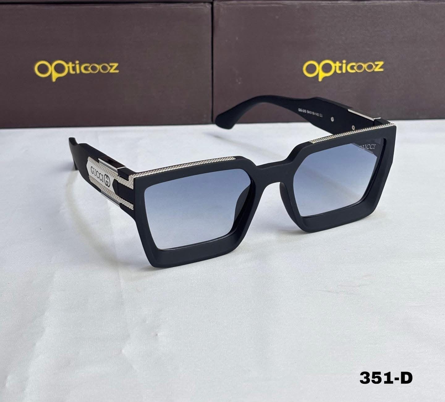 351-D Premium Square Sunglasses