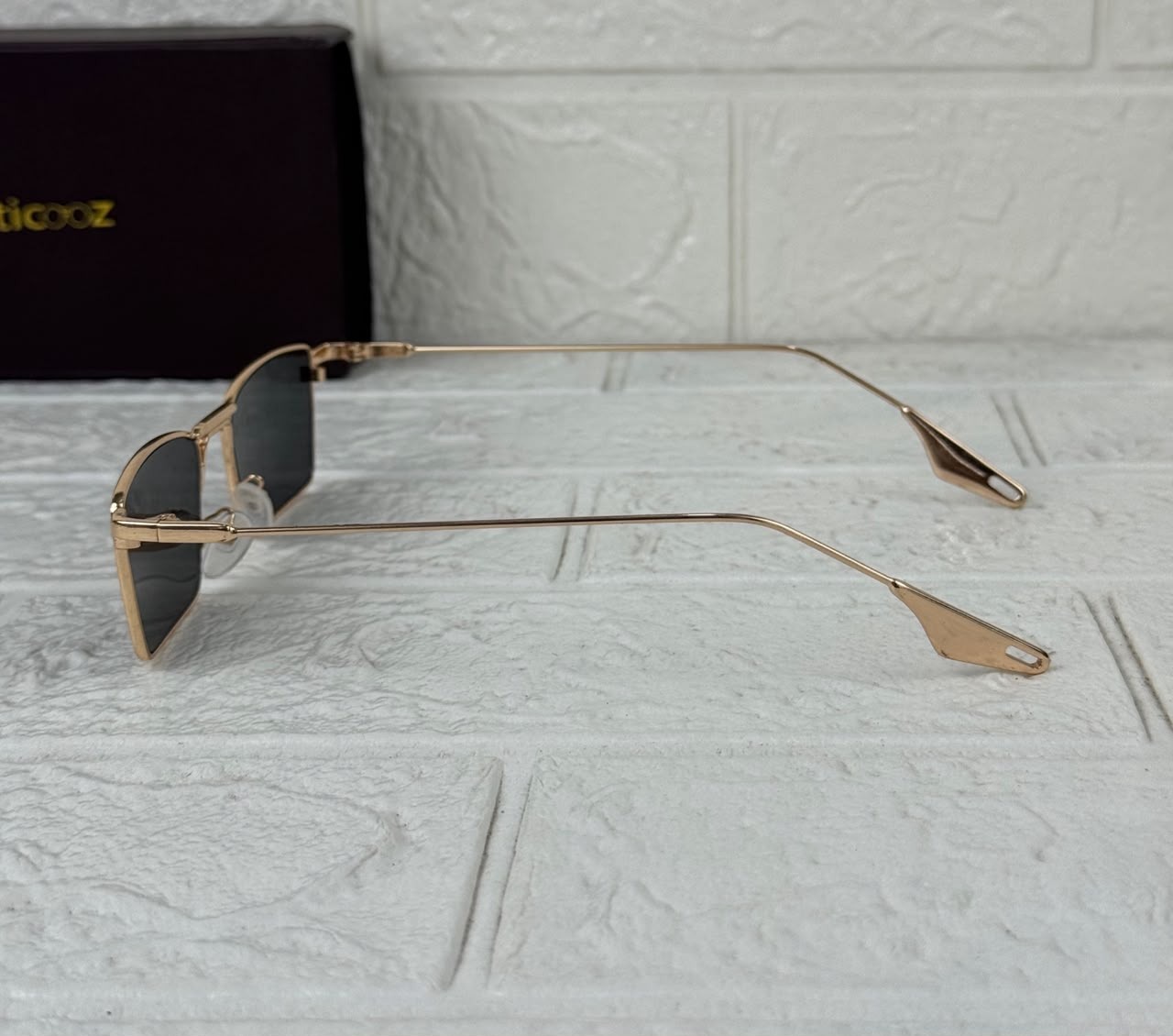 S-064A Premium Square Metal Sunglass_img_2