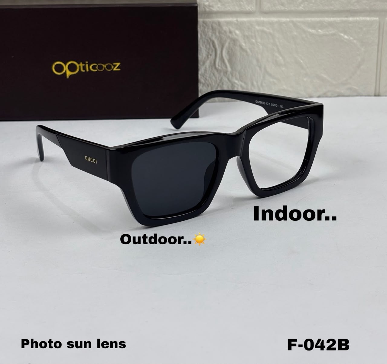F- 041 Modern Square Photo Sun Eyeglass_img_1