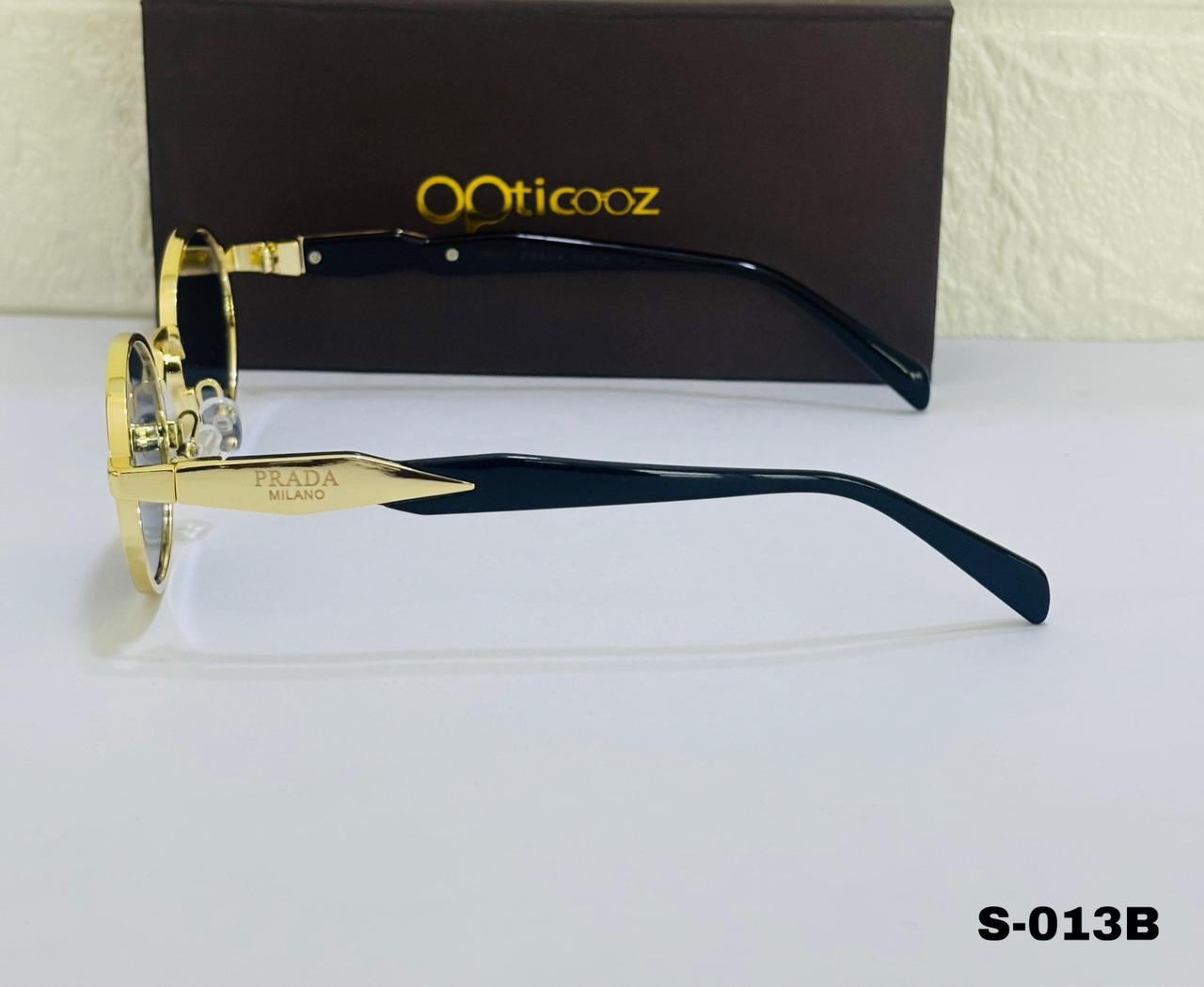 S-013A Retro Oval Metal Sunglass_img_4