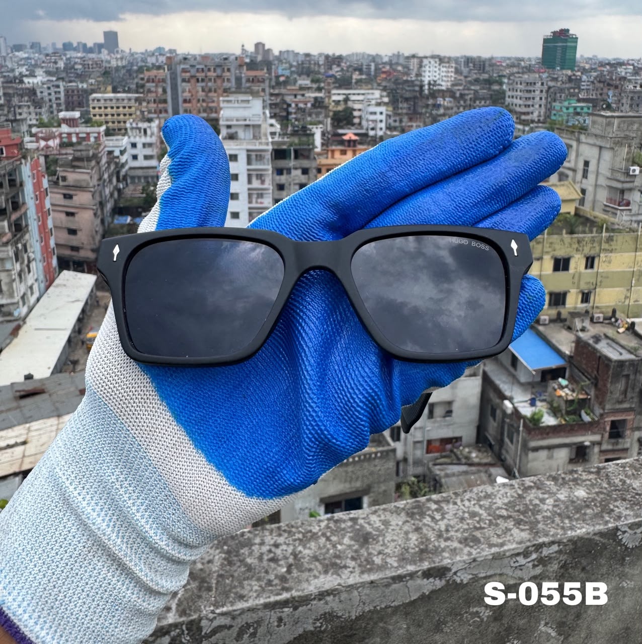 S-055B Premium Rectangle Sunglass_img_2