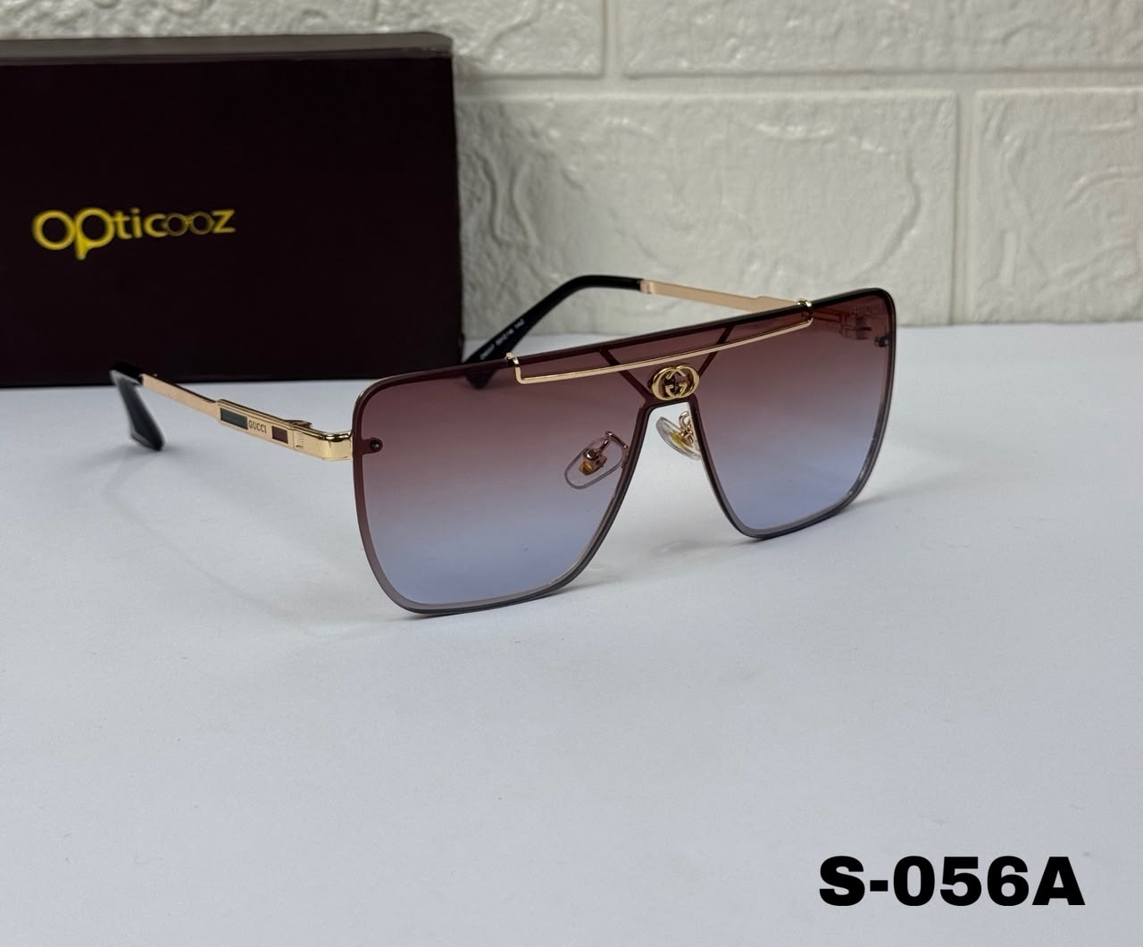 S-056A Premium Oversized Shield Sunglass