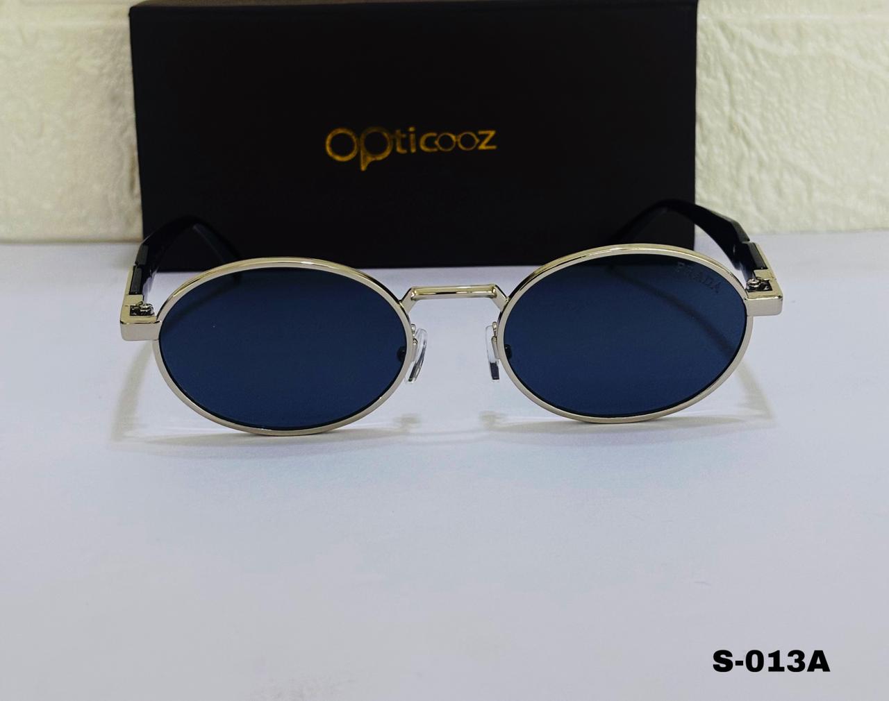 S-013A Retro Oval Metal Sunglass_img_7