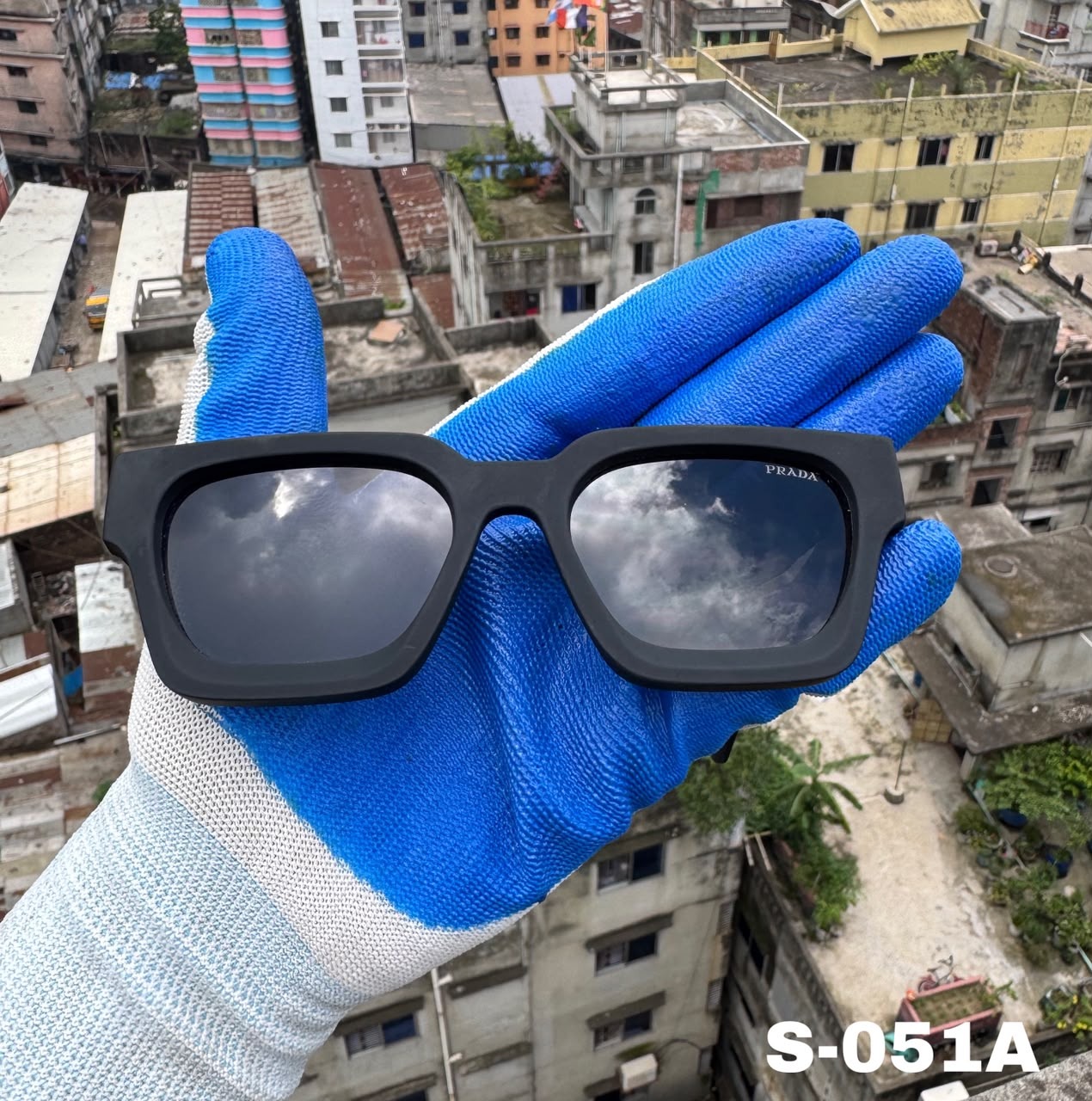 S-051A Premium Square Sunglass_img_1