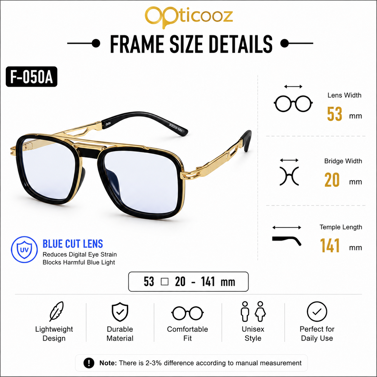 F-050A Premium Blue Cut Computer Eyewear_img_3