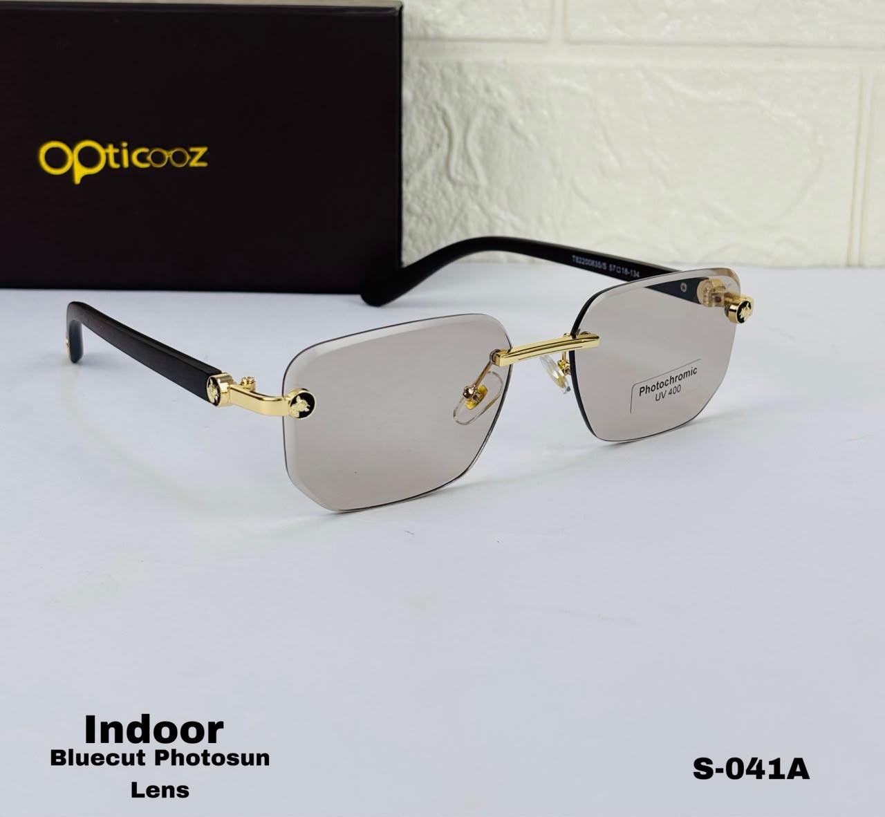 S-041 Premium Brand Bluecut Photochromic Lens