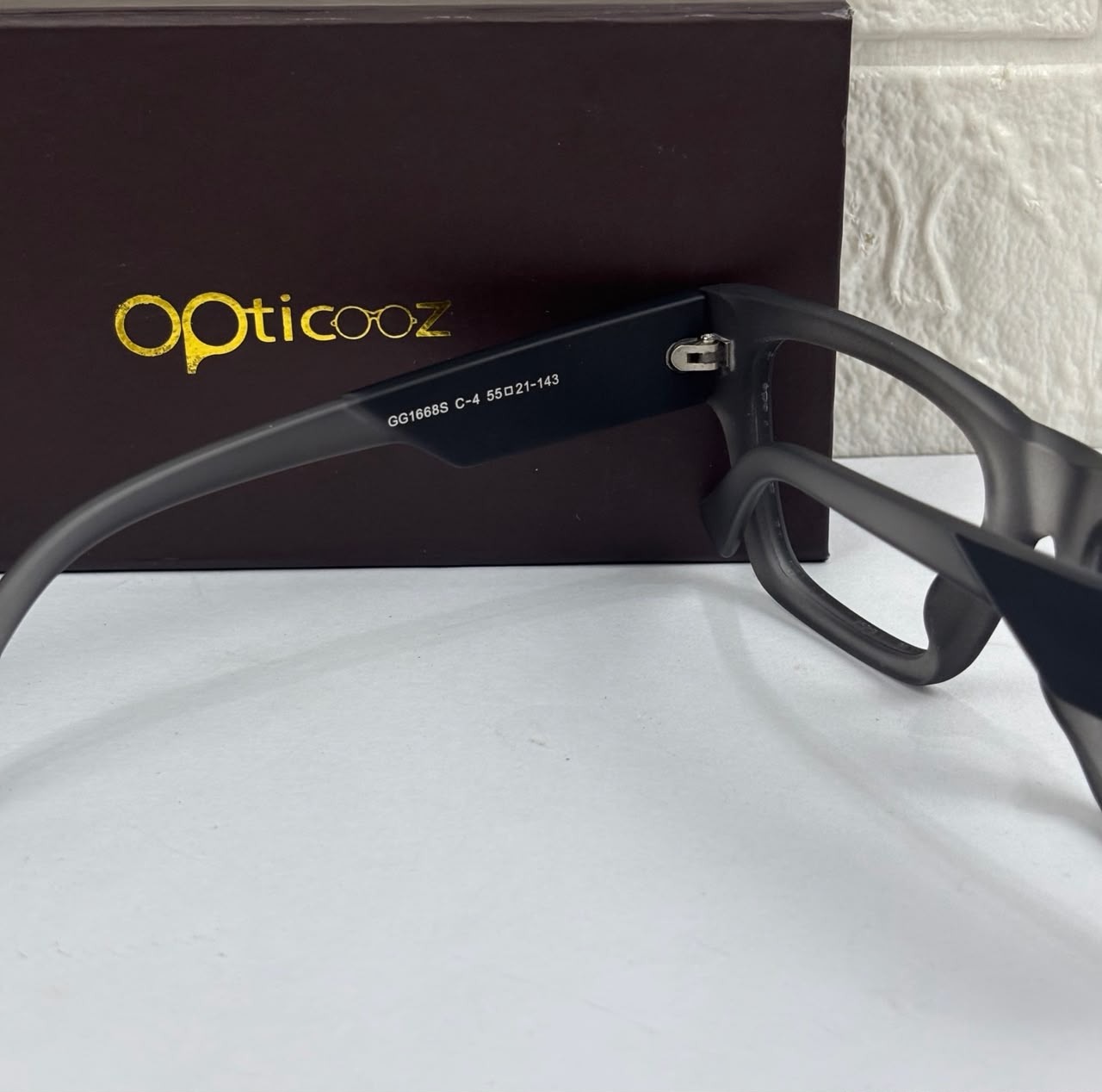 F-040 Modern Square Blue Cut Eyeglass_img_7